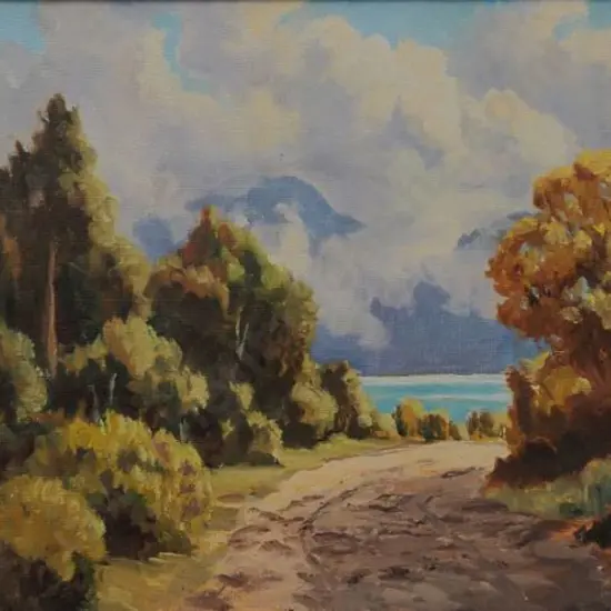 LATTEY, Edward B. (1899-1986) - Lake Te Anau