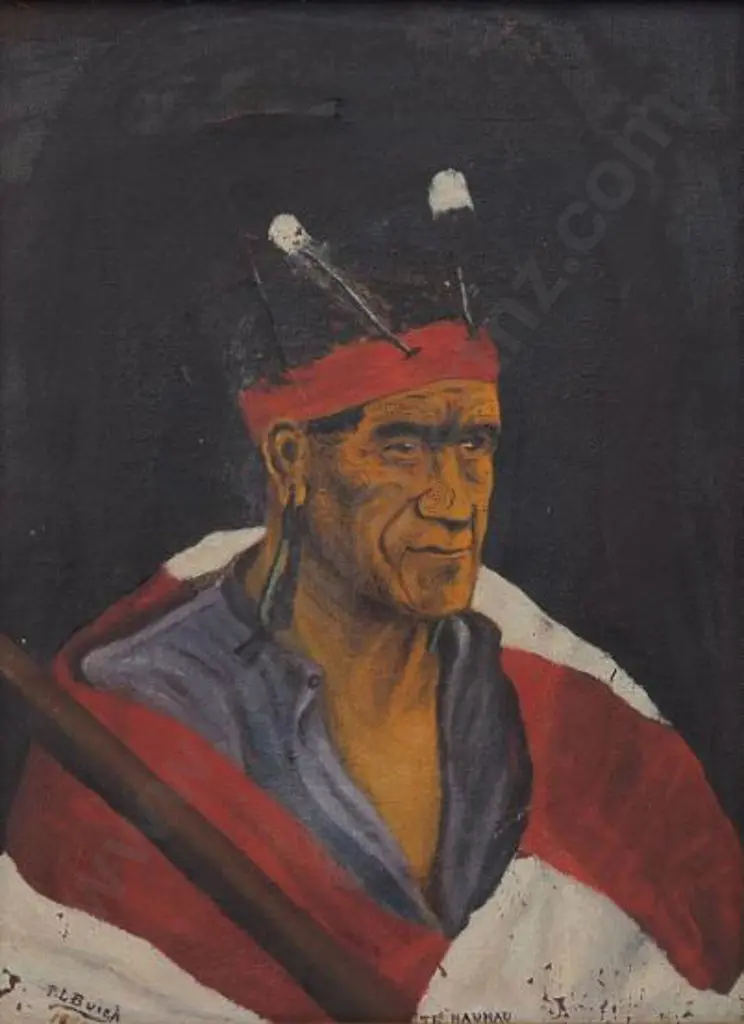 BUICK, Thomas Lindsay (1866-1938) - Te Hau Hau Image 1++
