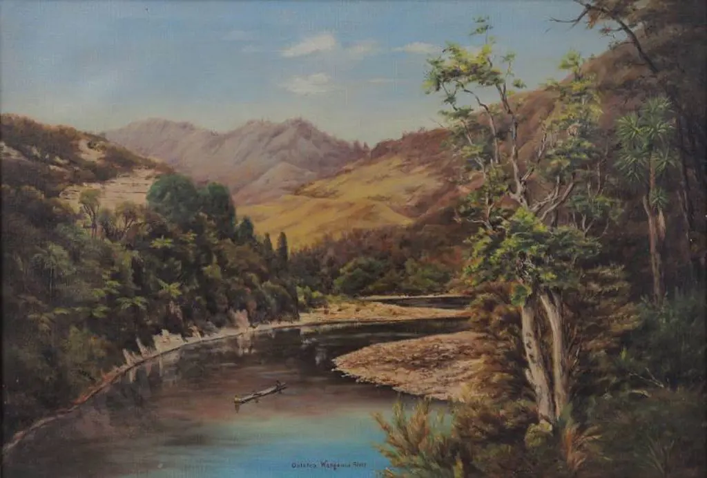 MOUNTFORT, Anne Barry (21st Cent.) - Galatea, Whanganui River Image 1++