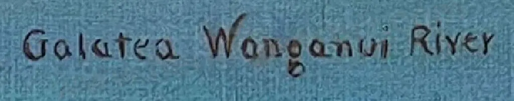 MOUNTFORT, Anne Barry (21st Cent.) - Galatea, Whanganui River Image 1++