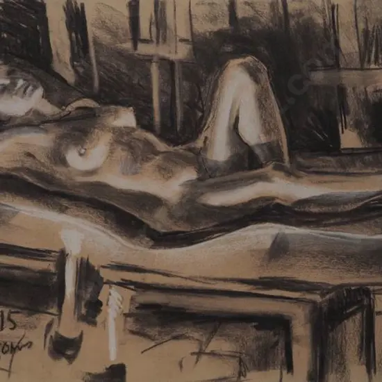 UNKNOWN artist - Study of Reclining Nude