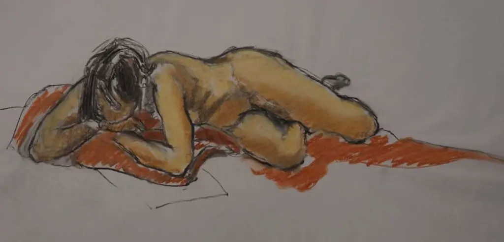 SKERMAN, Susan (1928-) - Tekerua - Reclining Nude Image 1++