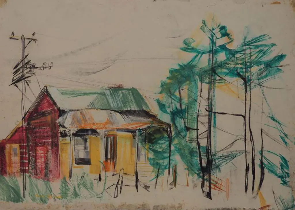 SKERMAN, Susan (1928-) - Te Awamutu Cottage Image 1++