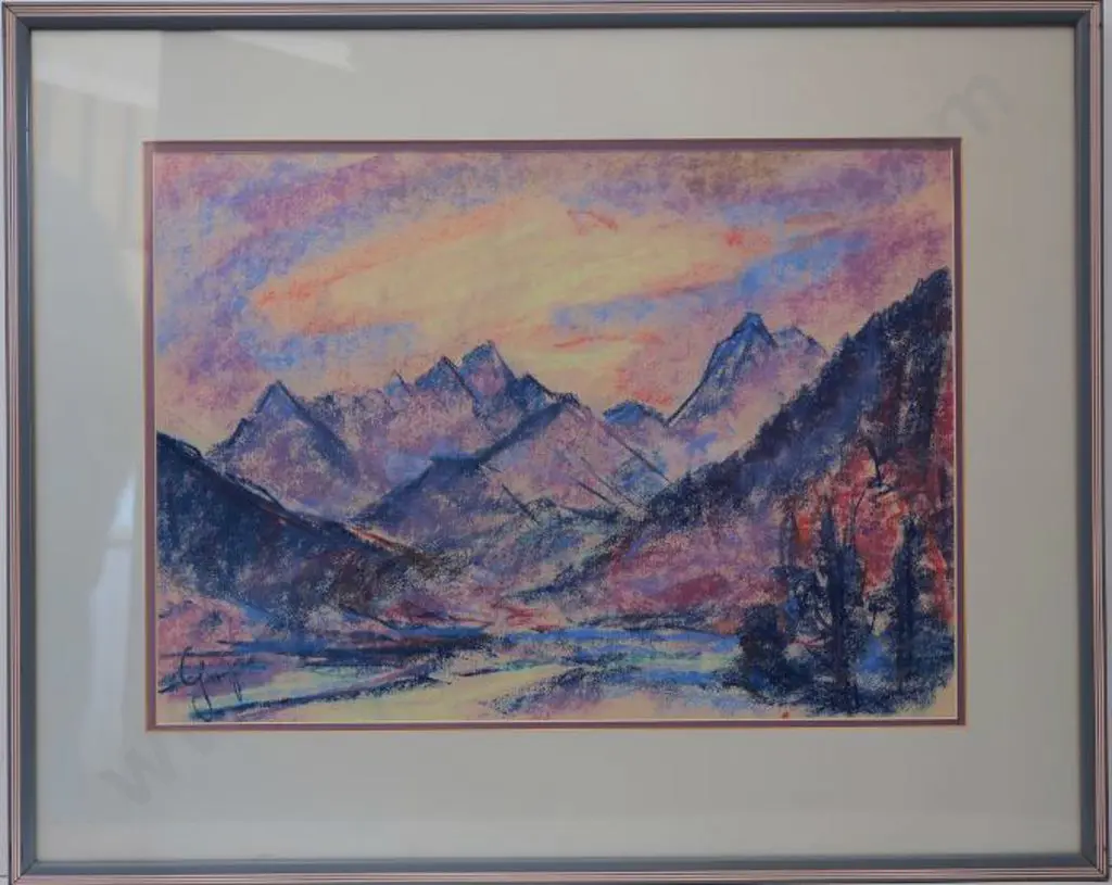 GOPAS, Rudi (1913-1982) - Lake & Hills Image 1++