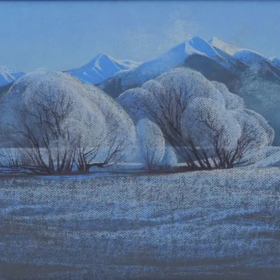 WILSON, Ann (20th Cent.) - Hoar Frosted Willows