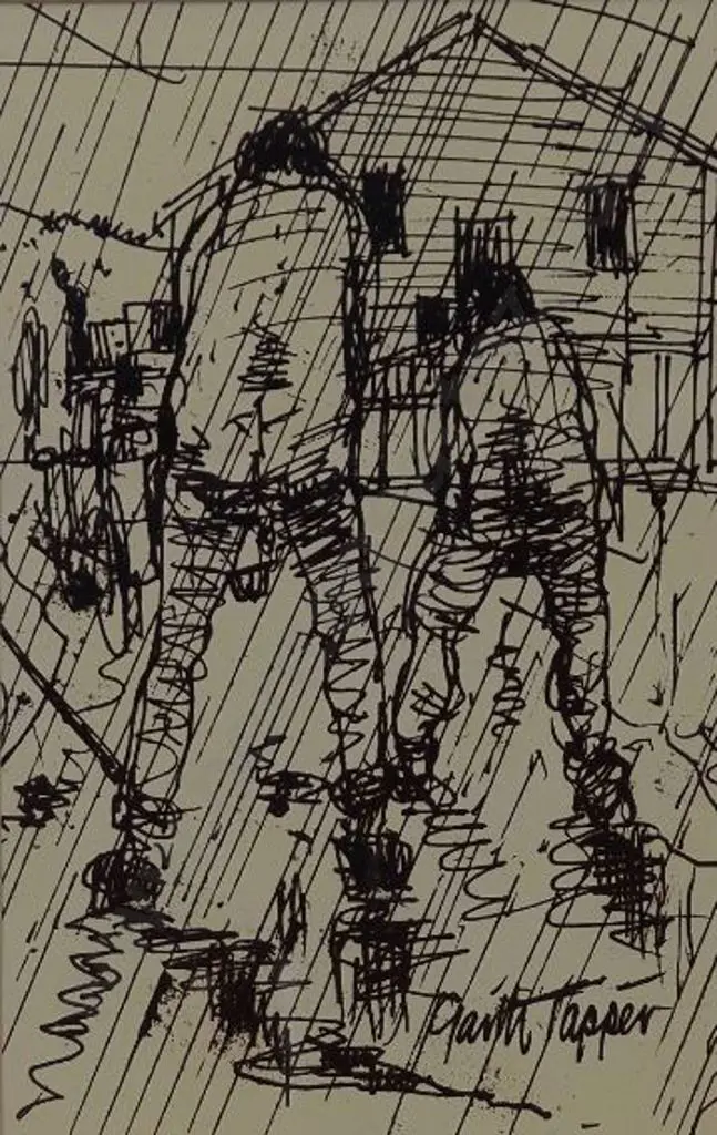 TAPPER, Garth (1927-1999) - Pissing in the Rain Image 1++