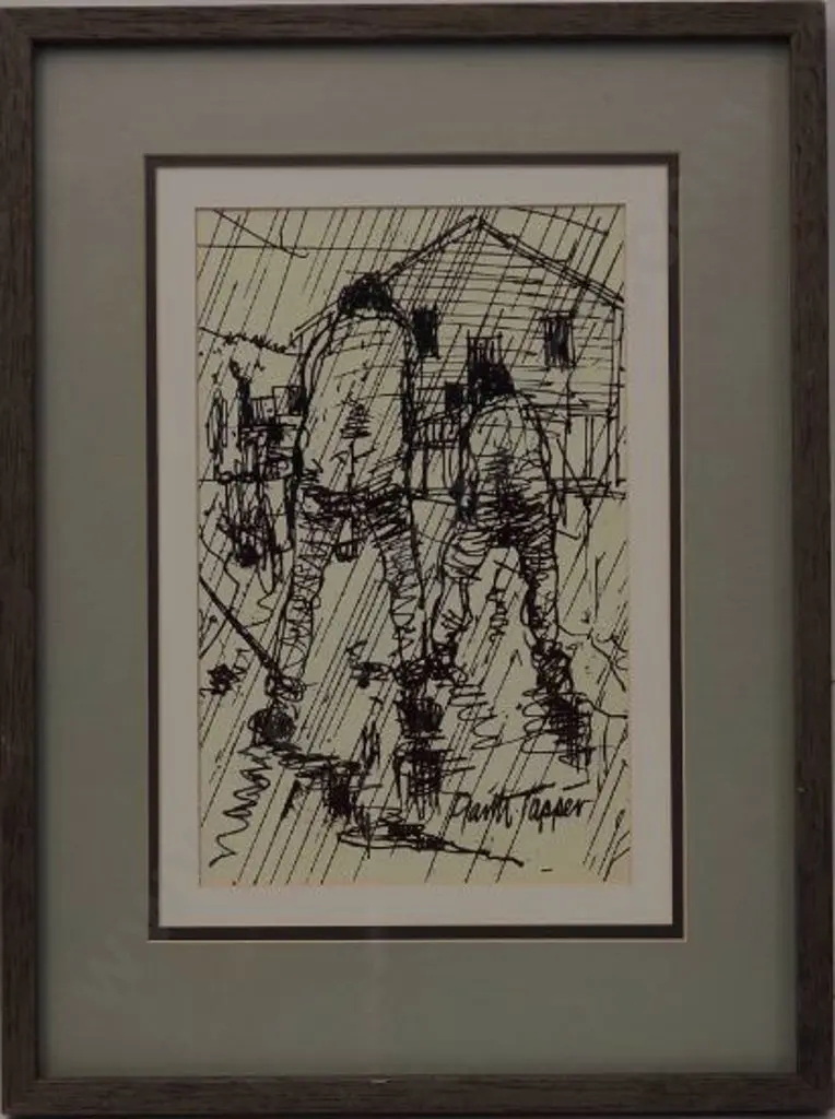 TAPPER, Garth (1927-1999) - Pissing in the Rain Image 1++