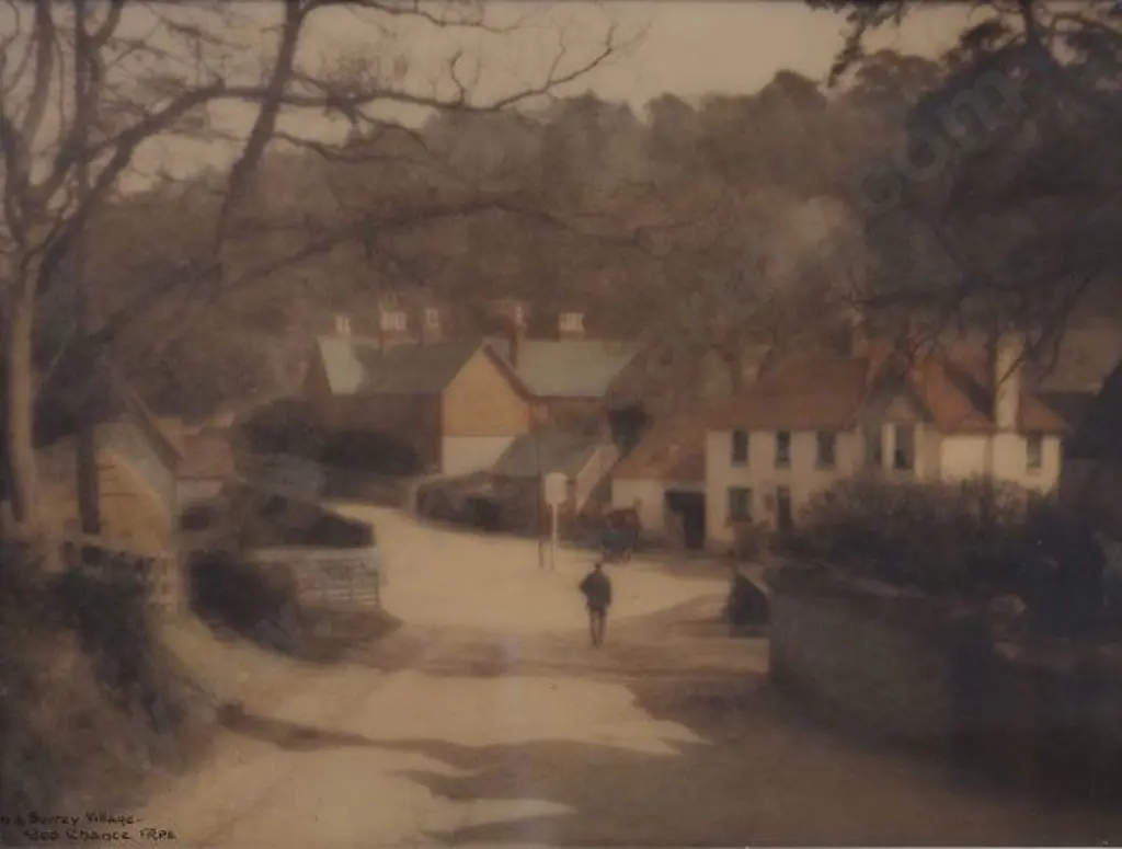 CHANCE, George (1885-1963) - In a Surrey Village Image 1++