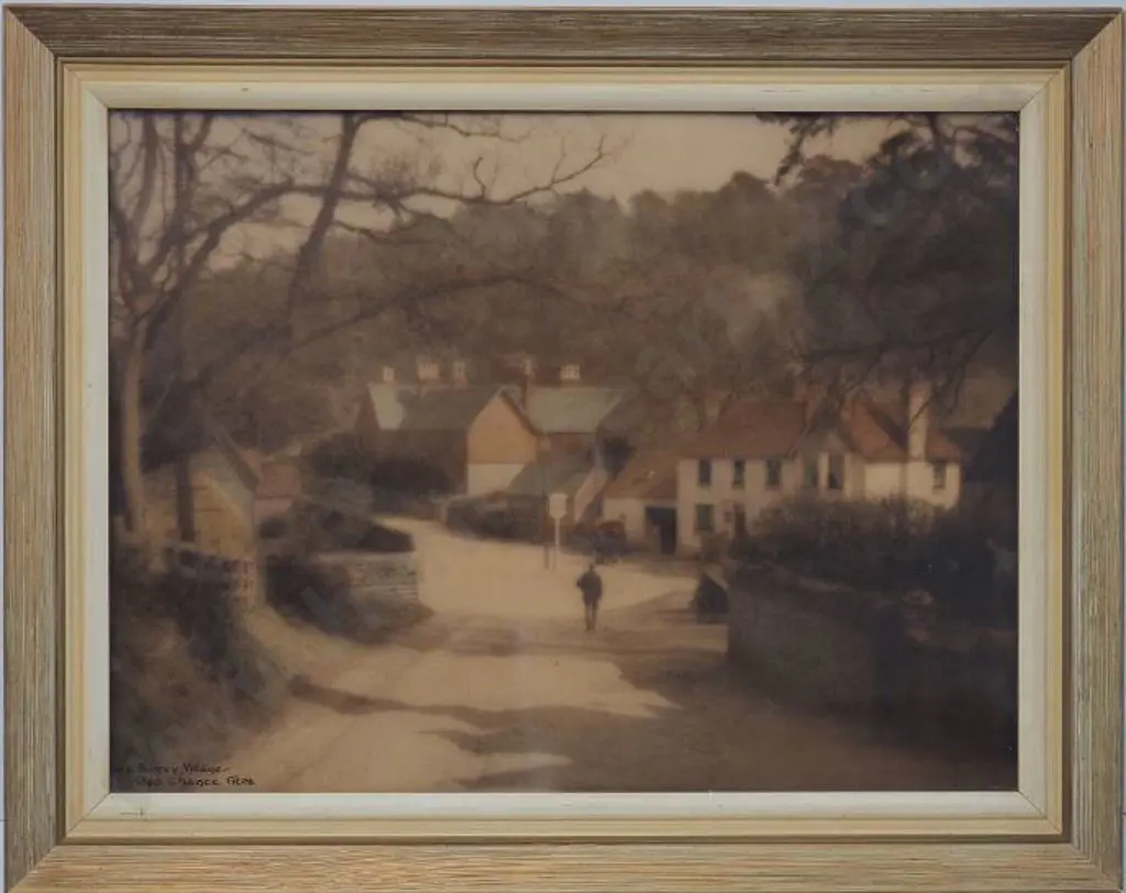 CHANCE, George (1885-1963) - In a Surrey Village Image 1++