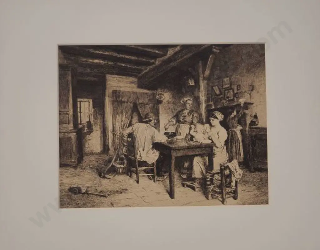 L'HERMITTE, Leon (1844-1925) - Supper Time Image 1++