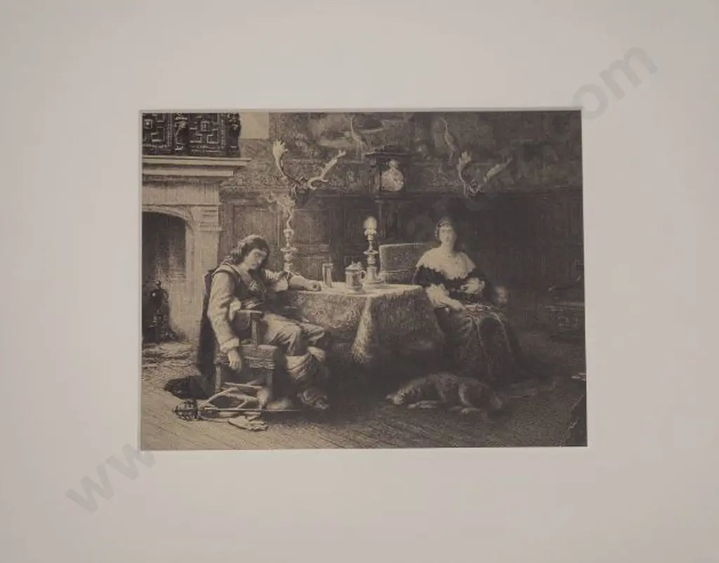 LEHMANN, Rudolf (1819-1905) - Cromwell at RipleyCastle Image 1++