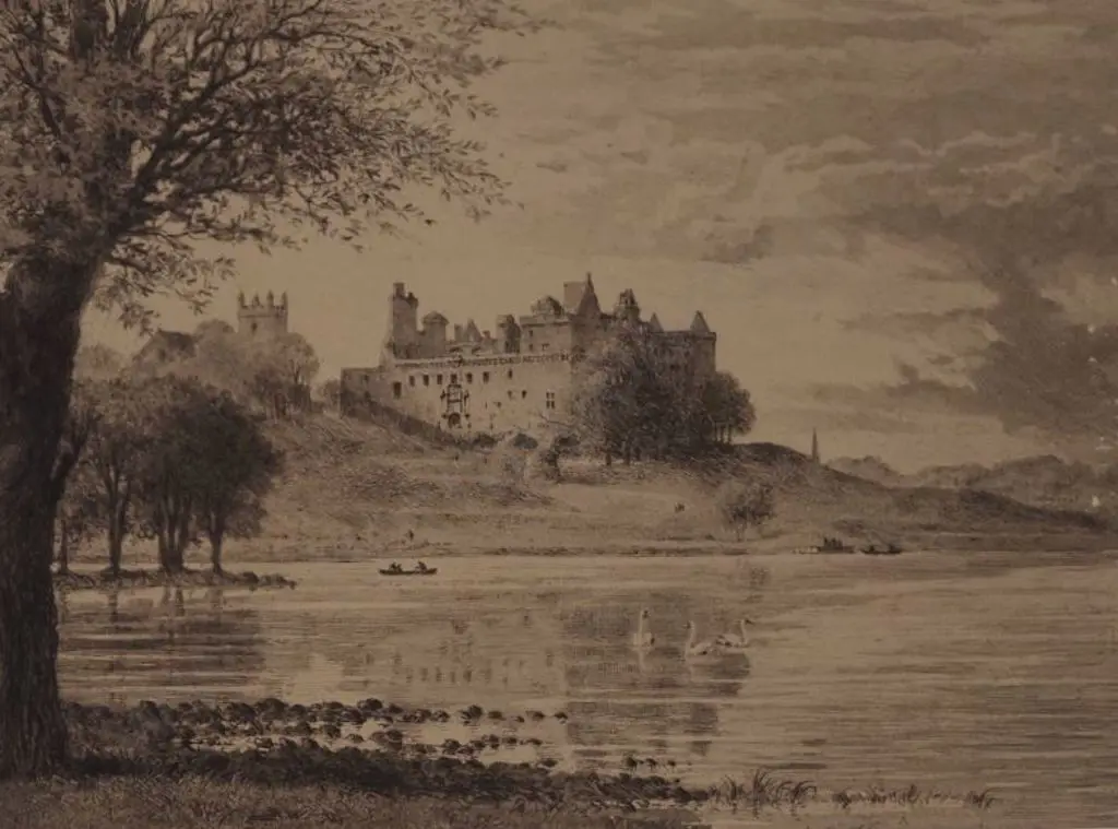 HAIG, Axel Hermann (1835-1921) - Linlithgour Palace Image 1++