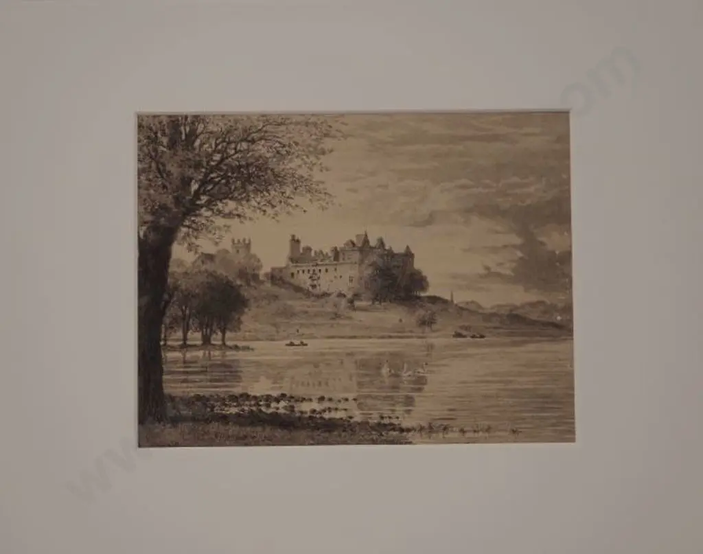 HAIG, Axel Hermann (1835-1921) - Linlithgour Palace Image 1++