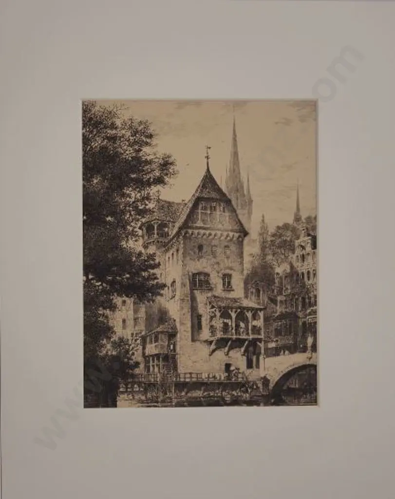 HAIG, Axel Hermann (1835-1921) - An Old German Moll Image 1++