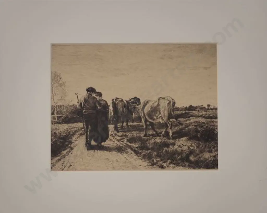 FISHER, Mark (1841-1923) - When the Kye Came Hame Image 1++