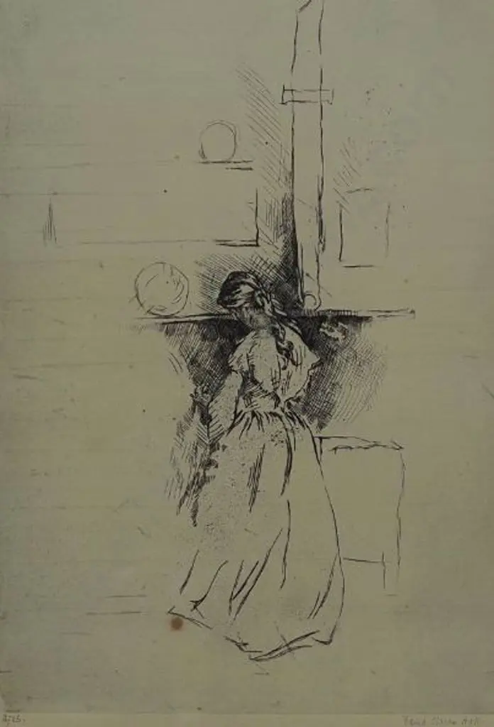 HALL, Edna Clarke (1879-1979) - Young Girl Image 1++