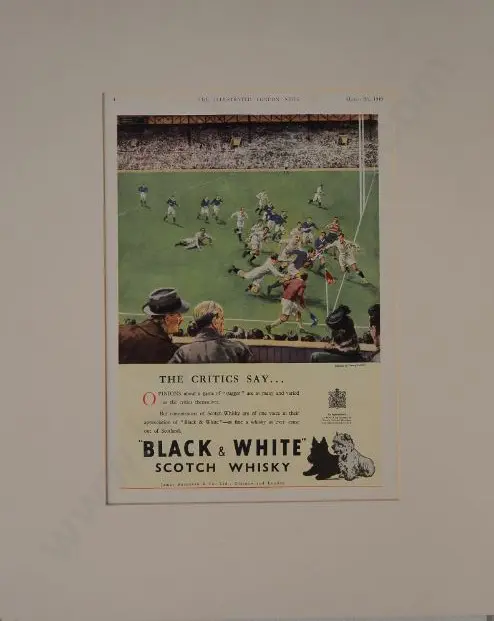 UNKNOWN - Black & White Scotch Whisky Ad, 1949 Image 1++