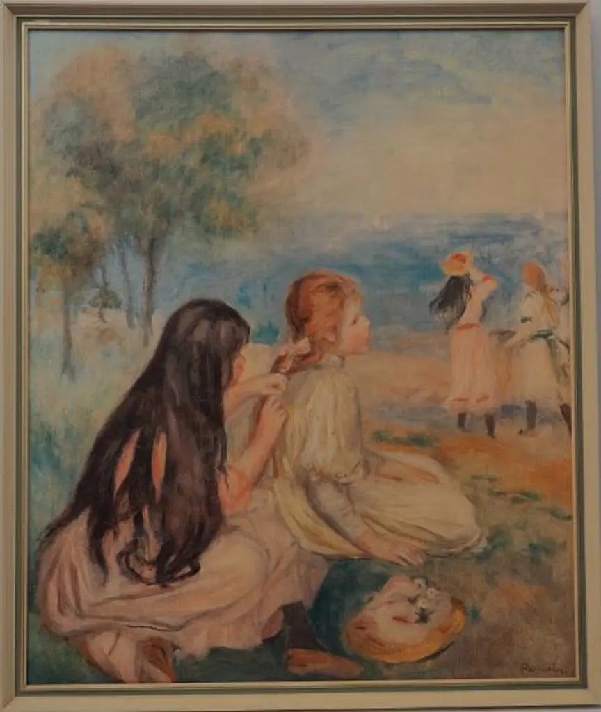 RENOIR, Pierre-Auguste (1841-1919) - Young Girls by Sea Image 1++