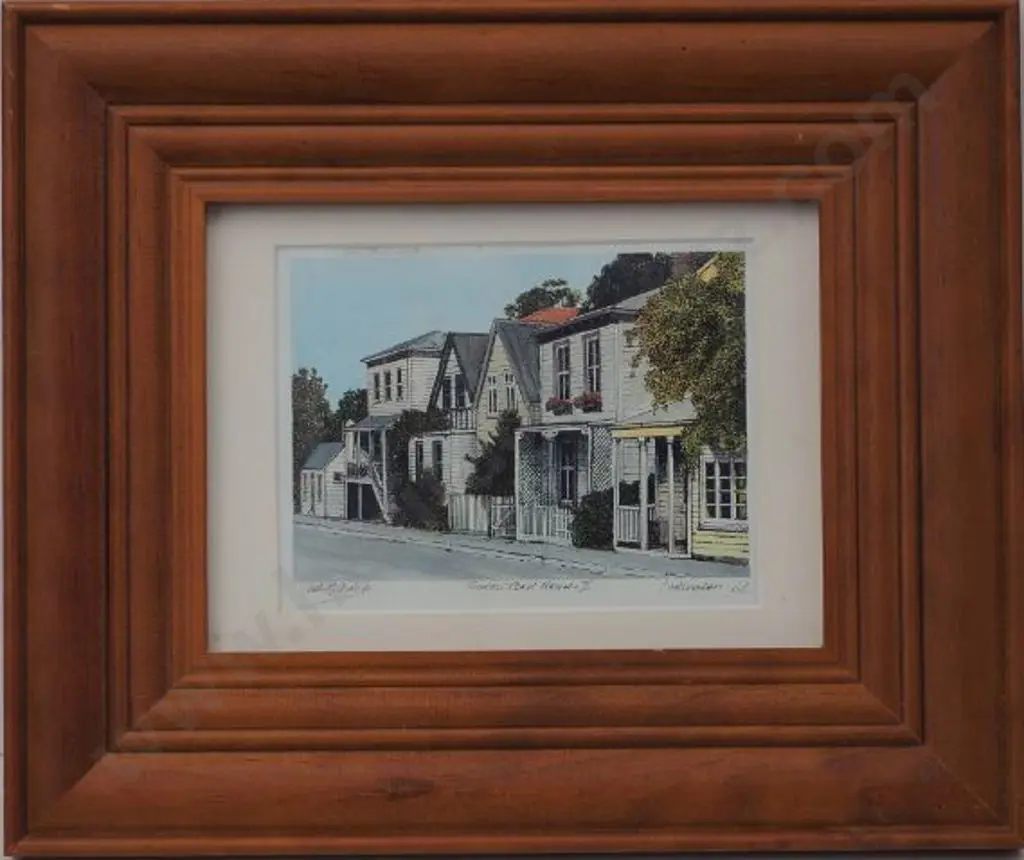 LEITCH, Peter G. (Active 1970s-80s) - Tinakori Road Houses 11 Image 1++