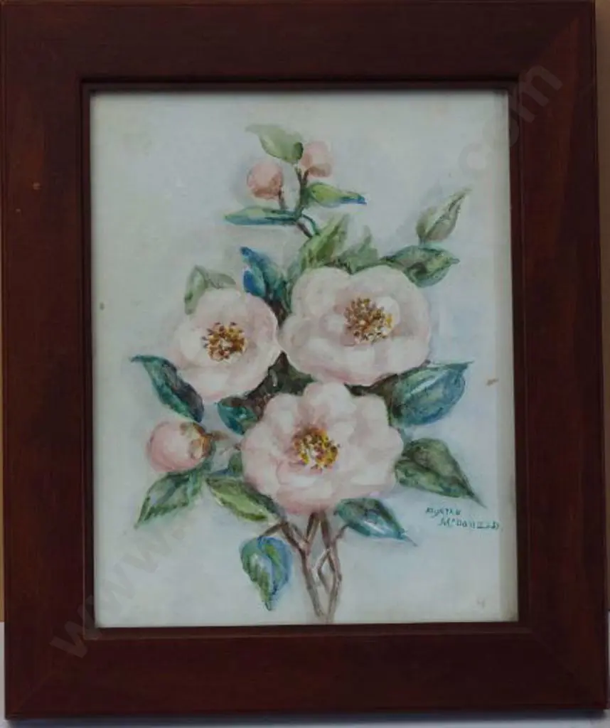 McDONALD, Myrtle (Active 1940s-50s) - Bunch of Flowers Image 1++