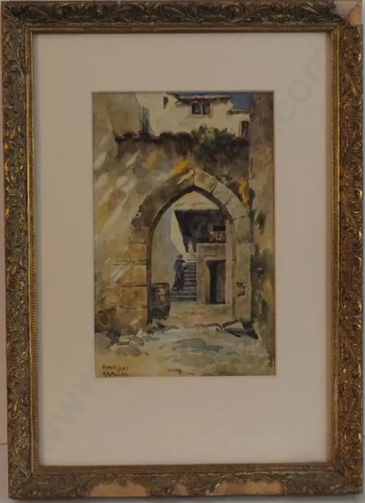 MEYRICK, Myra (Active 1886-1891) - Old Town Algiers Image 1++