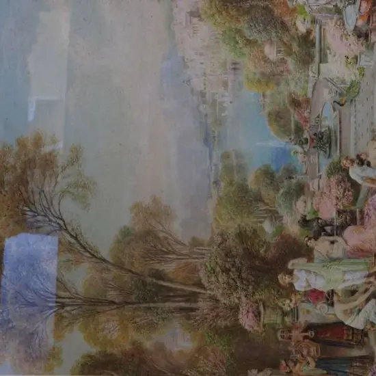 COOK, Ebenezer Wake (1844-1926) - Romanesque Garden Bathing Scene