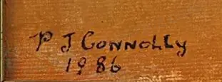 CONNOLLY, P.J. (1954-) - Stream through Woods & Meadow Image 1++