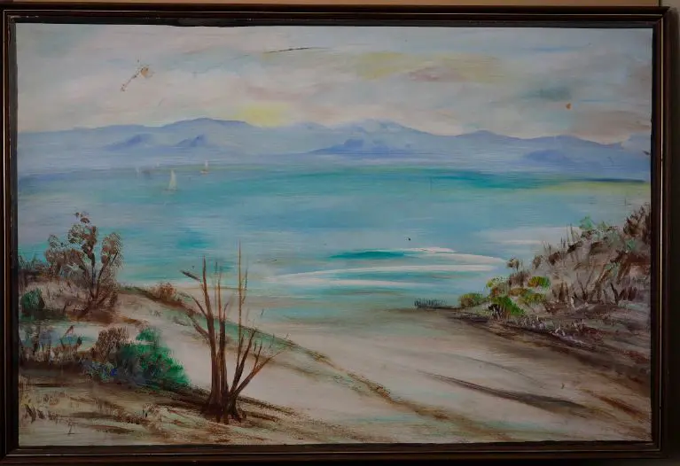 UNKNOWN - Coastal Scene with Sandhills Image 1++