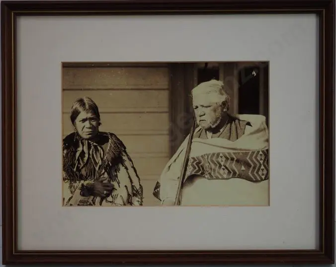 UNKNOWN - Two Elderly Maori Image 1++