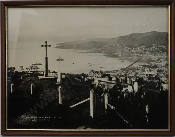 BURTON Brothers (c.1880-1885) - Wellington from Catholic Cemetery Image 1++