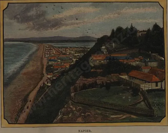 HATHERELL, W. - Napier, N.Z. c.1887 Image 1++