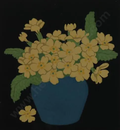 HALL THORPE, John (1874-1947) - Primroses Image 1++