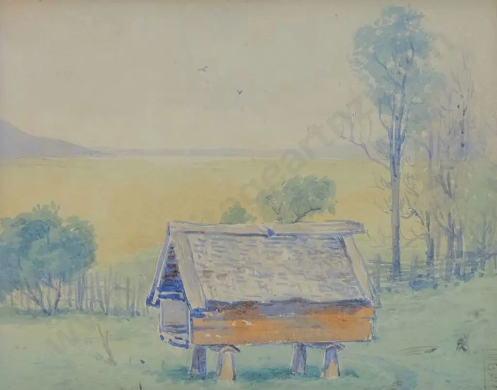 PAYTON, Edward William (1859-1944) - Maori Store House Image 1++
