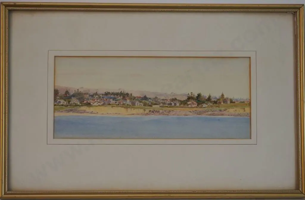 UNKNOWN artist - View of Timaru Late 19th Century Image 1++