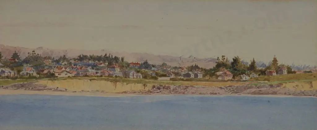 UNKNOWN artist - View of Timaru Late 19th Century Image 1++