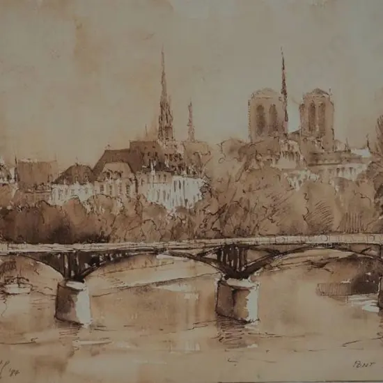 VEL, Gaston de (1924-2010) - Pont des Art