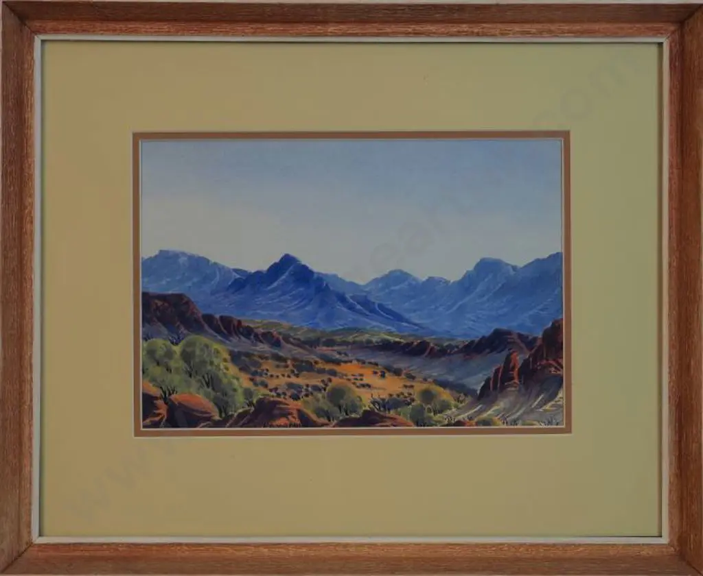 NAMATJIRA, Enos (1920-1966) - Australian Landscape Image 1++