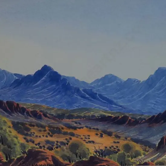 NAMATJIRA, Enos (1920-1966) - Australian Landscape