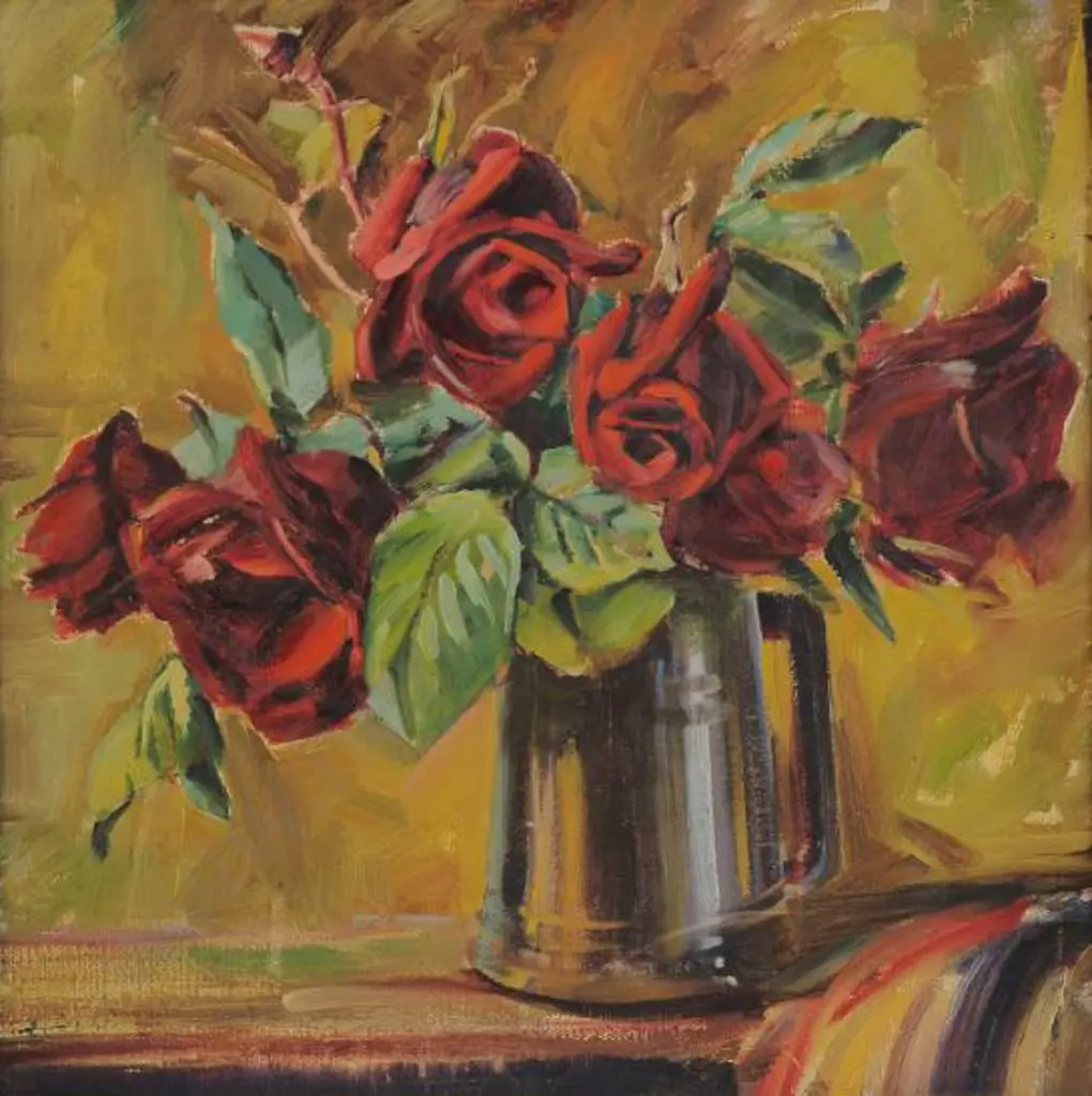 SALMOND, Kathleen (1895-1946) - Red Roses Image 1++