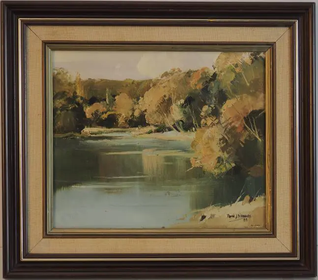 WALLERS, Peter (1953-) - Trees and Stream Image 1++