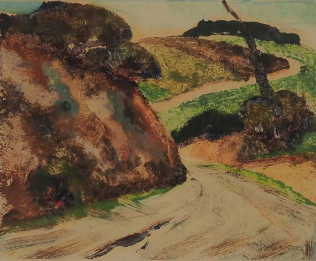 WEEKS, John (1888-1965) - Winding Road Image 1++