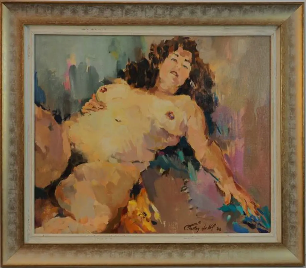 de VEL, Gaston (1924-2010) - Reclining Nude Image 1++