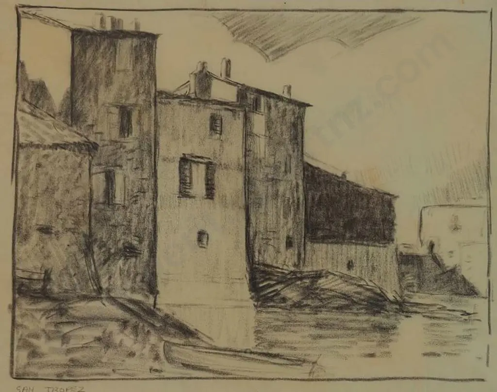 WEEKS, John (1888-1965) - St Tropez Image 1++
