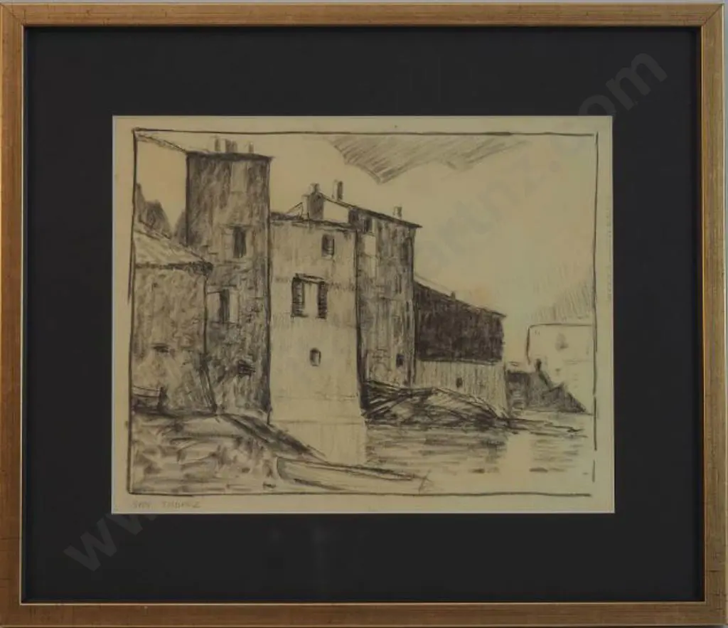 WEEKS, John (1888-1965) - St Tropez Image 1++