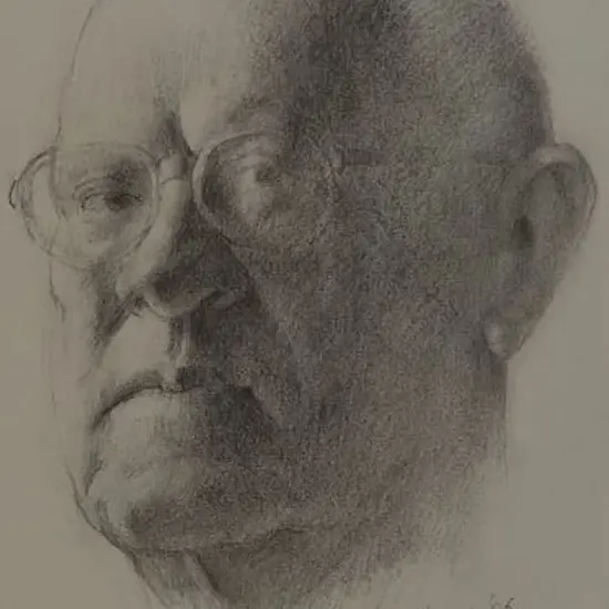 STENBERG, Ron (1919-2017) - Self Portrait -  in his 87th Year