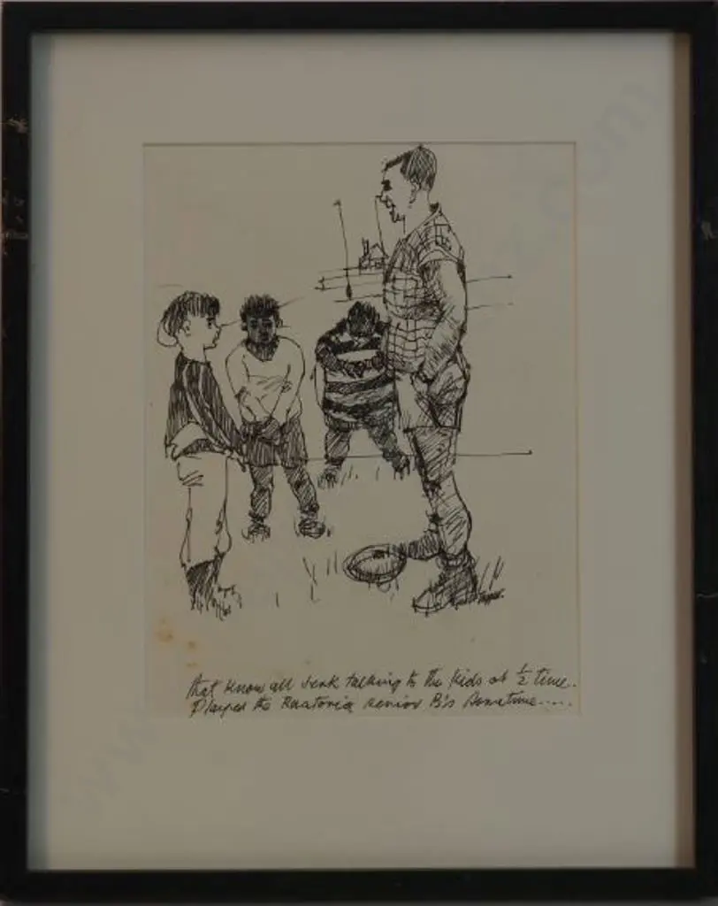 TAPPER, Garth (1927-1999) - That Know-all Jerk talking to the Kids Image 1++