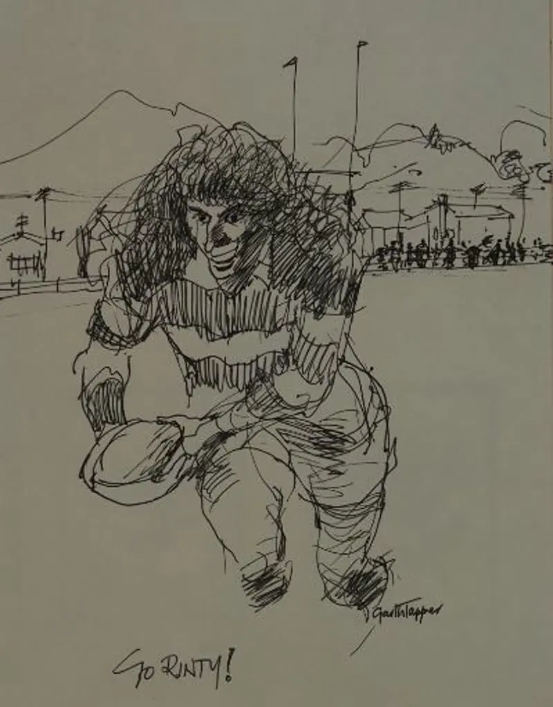 TAPPER, Garth (1927-1999) - Go Rinty - Long Haired Pakeha Image 1++