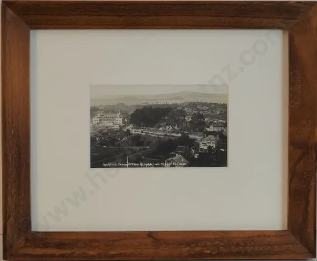 RADCLIFFE, Frederick George (1863-1923) - Auckland, Devonport and Rangitoto from Mt Eden c. 1905 Image 1++