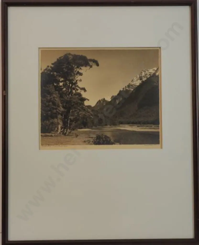 CHANCE, George (1885-1963) - The Eglington River, Milford Sound Image 1++