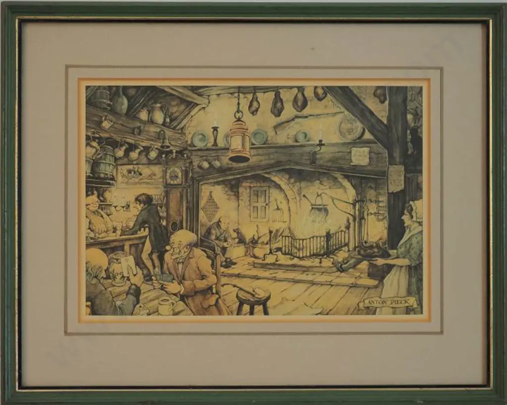 PIECK, Anton (1895-1987) - Tavern Scene Image 1++